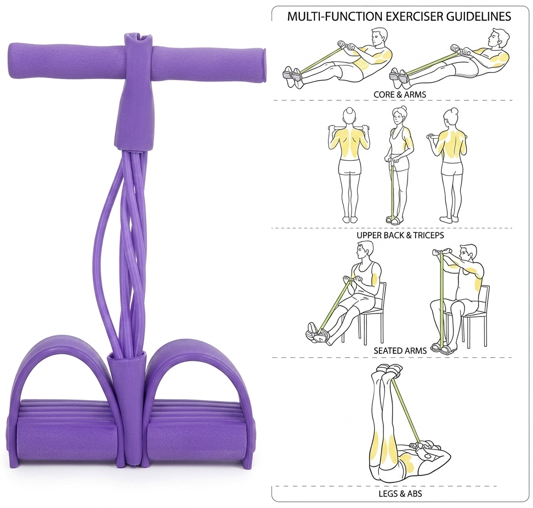 Bandă elastică pentru antrenament acasă
