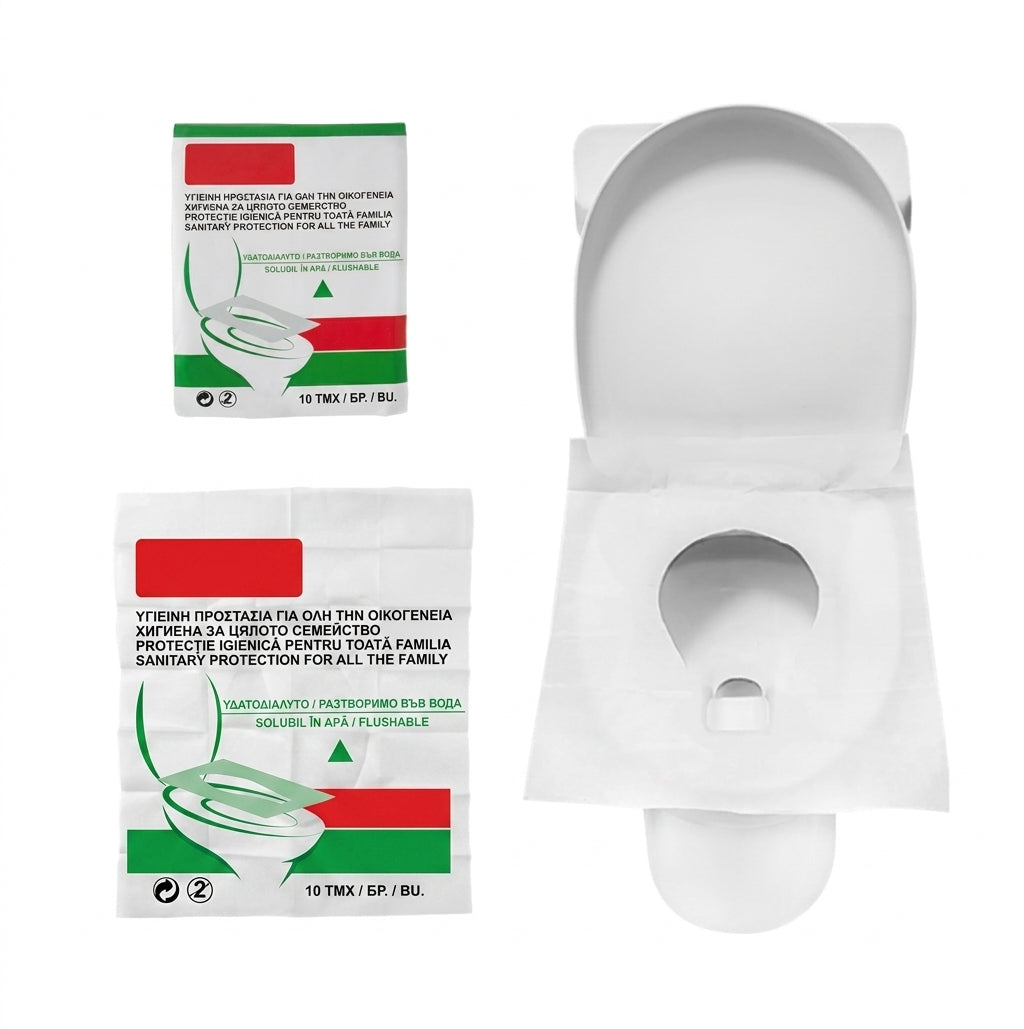 Protecție de hârtie pentru capacul de WC