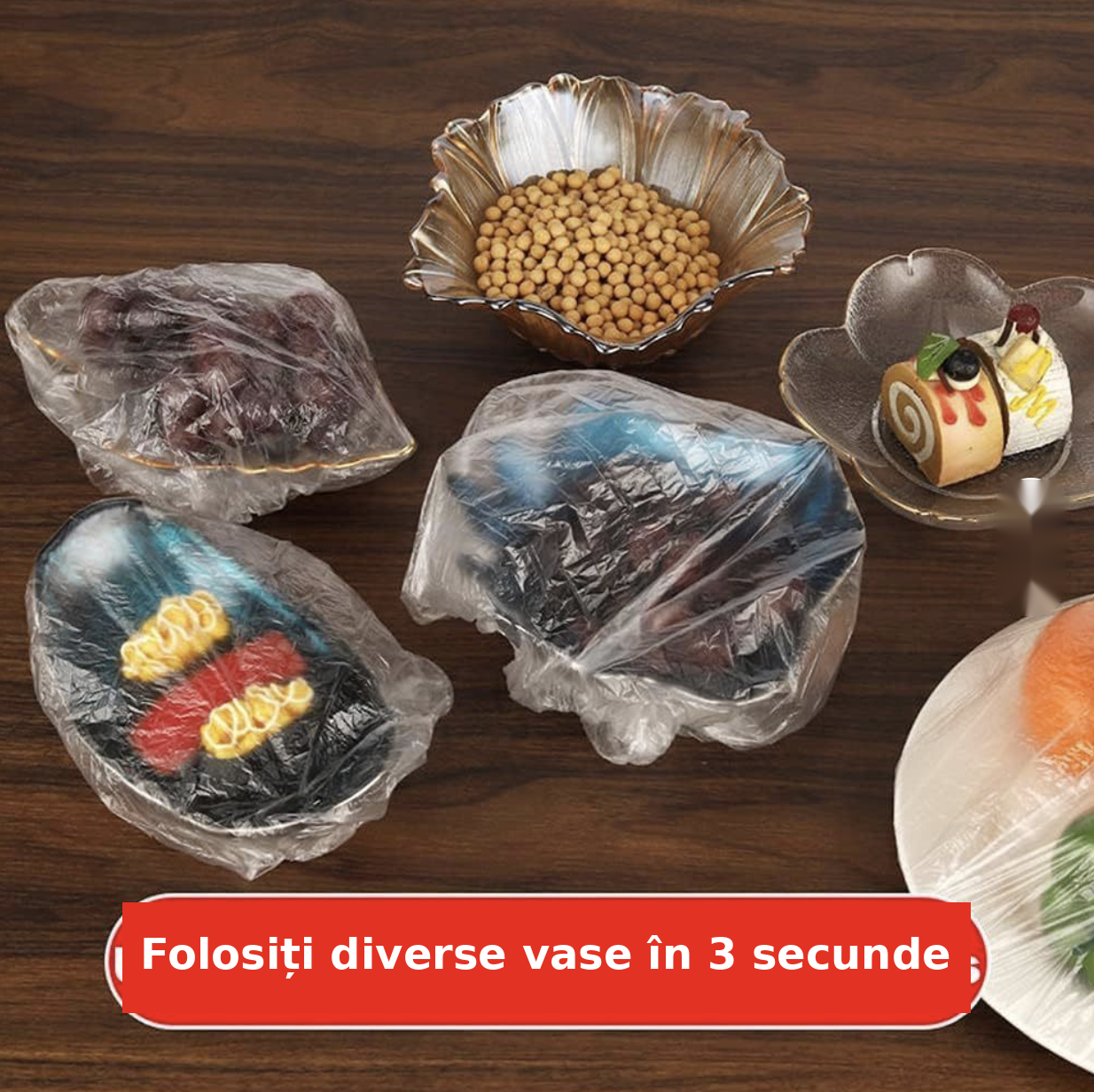Set 100 Pungi – Păstrează Mâncarea Proaspătă