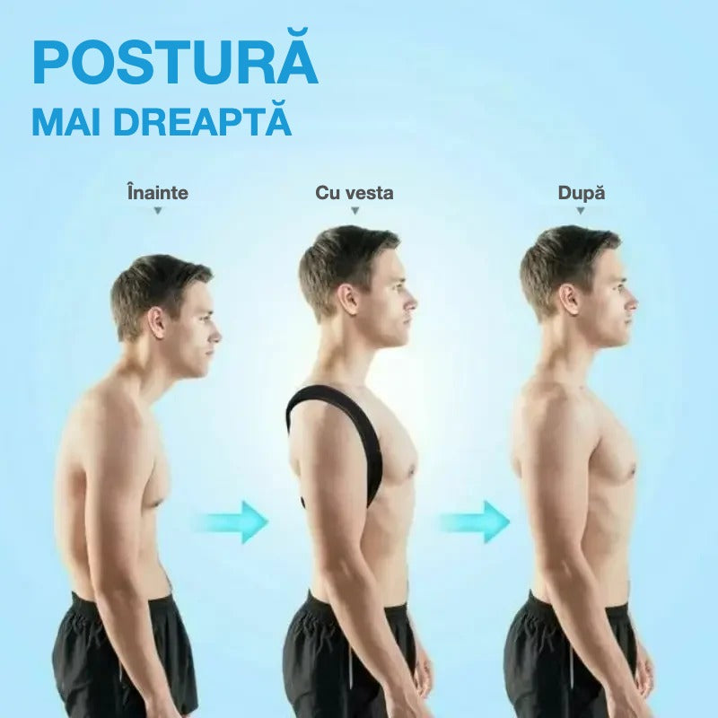 Vestă Corectoare de Postură Reglabilă